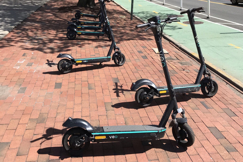 Scooters on College Avenue