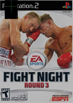 Boxers on cover of Fight Night video game