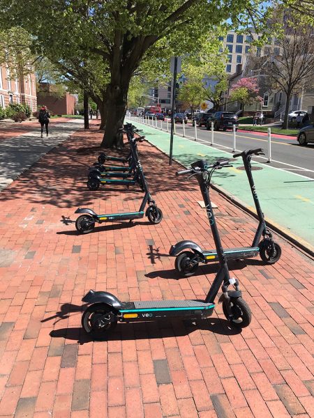 Scooters on College Avenue